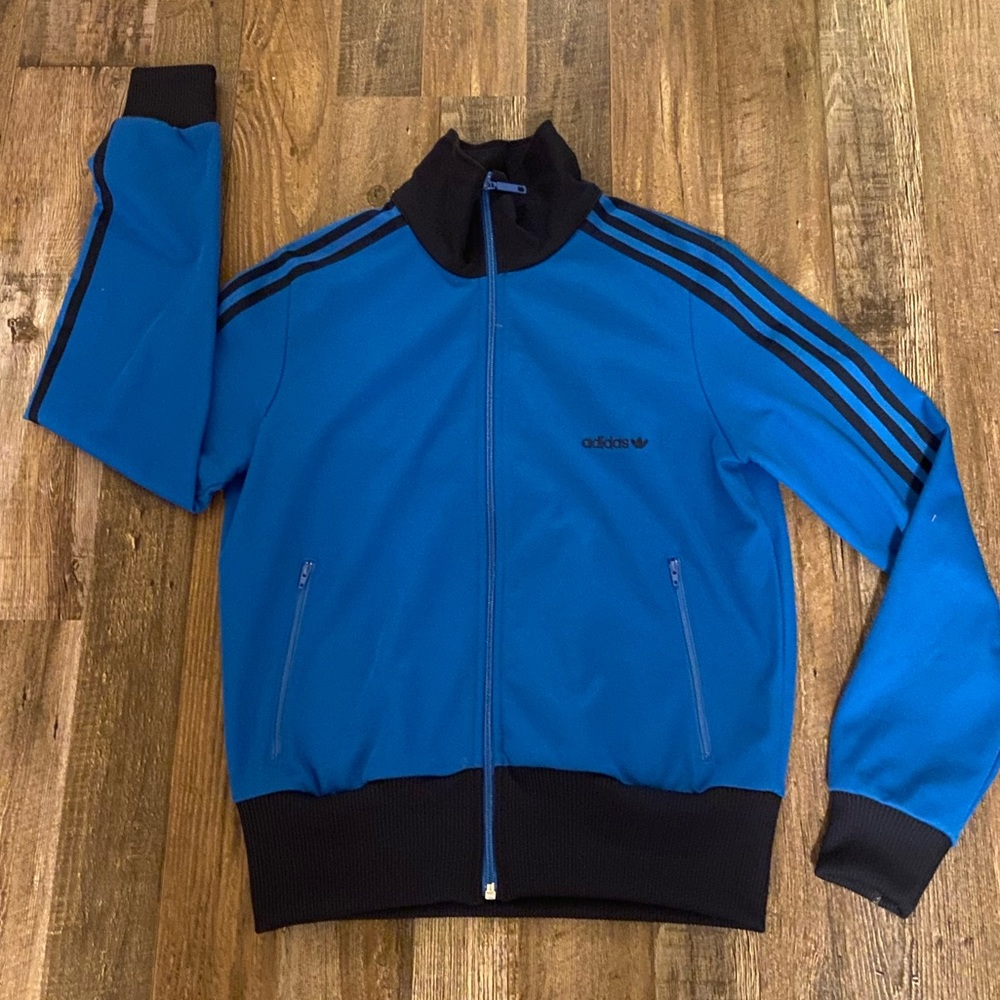 Vintage ADIDAS Full Zip Trefoil Track Jacket L